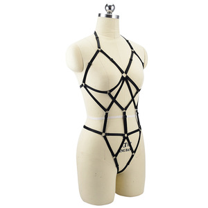Le donne Del Corpo Harness Punk di Goth <span class=keywords><strong>BDSM</strong></span> Elastico Regolare Scava Fuori <span class=keywords><strong>Lingerie</strong></span> Sexy Harness <span class=keywords><strong>Lingerie</strong></span> Bondage Fetish Gabbia Del Reggiseno Della Biancheria - Product Image 3