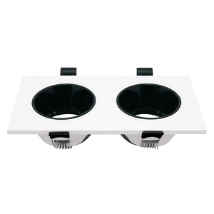 चौकोर राउंड गु10 स्थिरता आवास, एमआर16 का नेतृत्व मॉड्यूल इनडोर स्पॉट लाइट फिटिंग, 5.3 डाउनलाइट हाउसिंग - Product Image 5