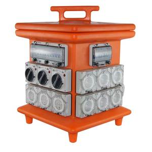 Scheda di distribuzione impilabile, presa di corrente Mobile scatola per il pavimento scatola per la distribuzione di potere impermeabile - Product Image 2