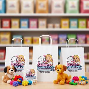 Bolsa de Papel Ecológica con Logotipo Personalizado para Uso Minorista, Mini Bolsas de Regalo de Papel Kraft con el Logotipo de su Negocio Impreso - Product Image 2