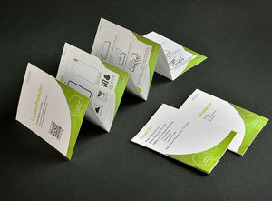 Volantini personalizzati stampa catalogo servizio di stampa Tri Fold Flyer stampa volantino pieghevole Brochure - Product Image 3