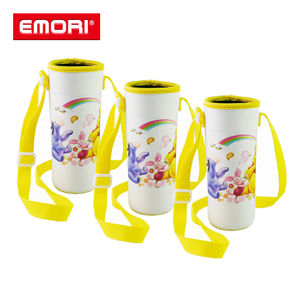 Porte-bouteille d'eau ou de vin en néoprène isolé durable avec logo personnalisé imprimé - Product Image 5