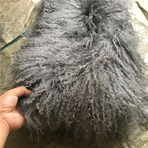 Almohada <span class=keywords><strong>Chinchilla</strong></span> de cordero tibetano de <span class=keywords><strong>pelo</strong></span> largo - Product Image 1