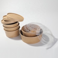 1000ml bol à salade bol en papier jetable écologique