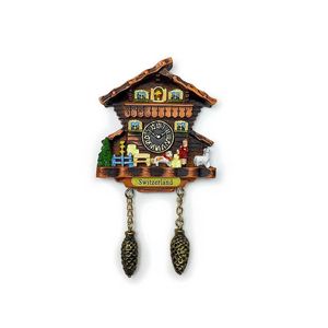Tùy Chỉnh Thụy Sĩ Đức <span class=keywords><strong>Cuckoo</strong></span> Đồng Hồ Tủ Lạnh Nam Châm Cao cấp 3D <span class=keywords><strong>Handmade</strong></span> Du Lịch Lưu Niệm Ref Tủ Lạnh Trang Trí - Product Image 2