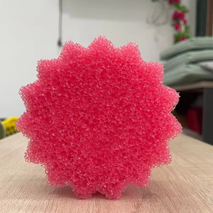 Wholesale Kitchen Cleaning <strong>Sponge</strong> Scrubber Temperature Sensitive Materials <strong>Foam</strong> <strong>Sponge</strong> Abrasive Scouring Pad Dishwashing Helper - Product Image 5