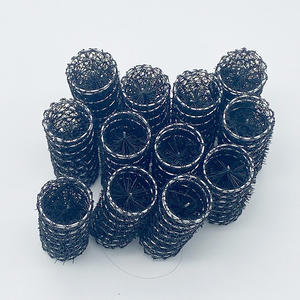Vente en gros d'usine, rouleaux à cheveux moyens, épingles, rouleaux à cheveux en maille, poils en plastique, 2,5 x 0,98 pouces, flexibles, résistants aux basses températures - Product Image 1