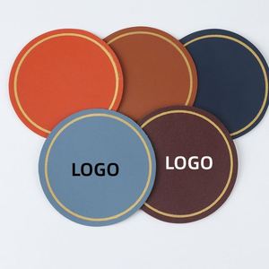 Sous-verres en silicone personnalisés avec logo d'usine, en PVC souple, imperméables, pour tasses à thé et à café - Product Image 1