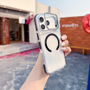 <span class=keywords><strong>Coque</strong></span> Magnétique Transparente avec Support Métallique pour Appareil Photo pour <span class=keywords><strong>iPhone</strong></span> 17 <span class=keywords><strong>Pro</strong></span> <span class=keywords><strong>Max</strong></span> <span class=keywords><strong>14</strong></span> 15 16 18 <span class=keywords><strong>Pro</strong></span> <span class=keywords><strong>Max</strong></span> – <span class=keywords><strong>Protection</strong></span> Antichoc Claire - Product Image 6