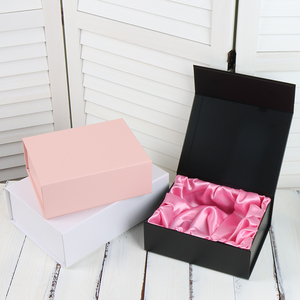 Custom Gold Foil Embossed Folding Clamshell Magnetic Wig Packaging New Paperboard Gift <b>Box</b> Food <b>Storage</b> Gift - Product Image 1