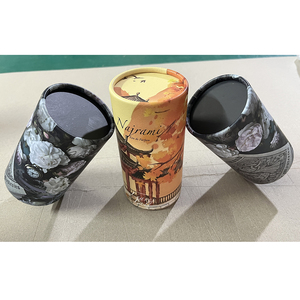 Boîte cylindrique en tube de papier imprimé sur mesure pour flacon de parfum de luxe, tube rigide en carton pour cadeau parfumé et présentation de marque - Product Image 3
