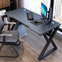 Escritorio de Computadora Moderno en Forma de L de Madera con Estructura de Acero para Oficina en Casa y Estudio