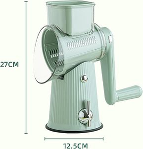 <b>Cheese</b> <b>Grater</b> Hand Crank 5 in 1 <b>Rotary</b> <b>Cheese</b> <b>Grater</b> Vegetable Slicer 5 in 1 <b>Rotary</b> <b>Cheese</b> <b>Grater</b> - Product Image 2