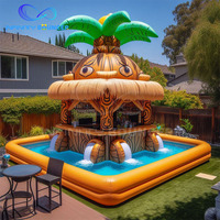 Bars de piscine gonflables pour adultes, design personnalisé, couleur, pour arrière-cour, fête, événement, piscine