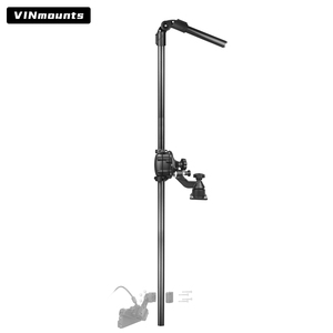 VINmounts high-quality fish finder mount with 32mm carbon fibre <b>rod</b> | Adjustable boat sonar mount for fish finders - Product Image 1