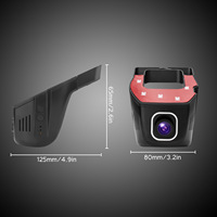 E-ace — enregistreur vidéo pour voiture, boîtier noir, enregistreur dvr, caméra avant, wifi, mp4