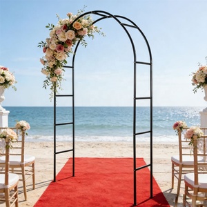 Arco de jardín para plantas trepadoras, soporte decorativo para flores y enredaderas, estante para macetas, soporte para jardín, para bodas y fiestas - Product Image 2