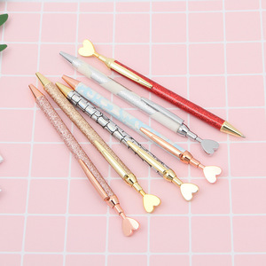 Bolígrafo de Metal con Forma de Corazón para Niñas, Logotipo Personalizado, Ancho de Escritura de 1.0 mm, Regalo - Product Image 3