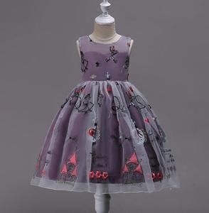 Cy11735a Nouvelle Robe de Soirée pour Bébé Fille, Modèle Unique pour Performance au Piano, Robe de Cérémonie pour Enfants avec Motifs Floraux - Product Image 4