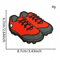 En gros, écussons thermocollants brodés sur le thème du football pour le jour du match, et appliques de football pour baskets, chignon désordonné, vêtements, sacs et décoration DIY
