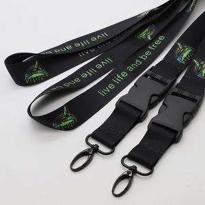 Cordón Personalizado de Poliéster Duradero con Sublimación y Hebilla de Seguridad para Marcas de Moda Urbana y Streetwear - Product Image 2
