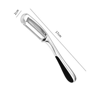 Pelador de aleación de zinc con cuchilla de acero inoxidable para pelar frutas y verduras, herramienta de cocina - Product Image 4