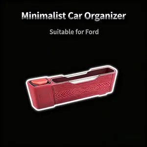 Caja de Almacenamiento de Silicona Antideslizante para el Espacio entre Asientos de Coche - Organizador para el Tablero para Teléfono, Monedas, Llaves, Accesorio Interior Universal - Product Image 1
