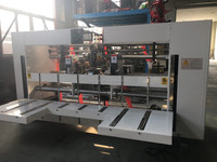 Machine à coudre et à clouer semi-automatique pour la fabrication de boîtes en carton, deux pièces, état neuf
