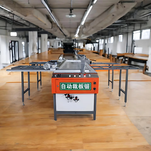 Panneau en nid d'abeille scie à panneaux automatique 35mm hauteur <span class=keywords><strong>de</strong></span> coupe 125mm matériau hauteur <span class=keywords><strong>de</strong></span> serrage démarrage à un bouton <span class=keywords><strong>PVC</strong></span> haute puissance - Product Image 1