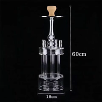 Chicha Électrique Haut de Gamme Certifiée Ignifuge, Construction Robuste, Durée de Vie Prolongée, Écran Tactile, Idéale pour Décoration Commerciale et Cadeau