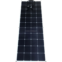 Panneau solaire semi-flexible Sunpower 200W pour bateau, camping-car, panneaux solaires PV pour bateaux et camping-cars, module photovoltaïque pliable