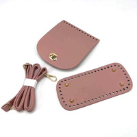 Bandoulière réglable 17*15CM sac à main en cuir PU sangles de sac bricolage tissé sangle de sac