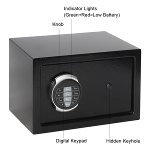 Custom Small Wall Mounted Digital <strong>Key</strong> Lock <strong>Safe</strong> <strong>Box</strong> Iron Material Low Price For Commercial Office Use - Product Image 2