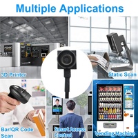 Webcam Mini USB Haute Vitesse AF AutoFocus Zoom 15*15mm 30fps 5MP Grand Angle Audio Vidéo pour Ordinateur Portable