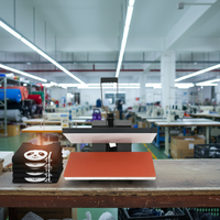 Presse à chaud semi-automatique à plat 40x60cm pour sublimation de lanières et textiles, idéale pour l'impression par transfert thermique