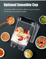 Blender makanan industri, 1500W 25000Rpm Blender komersial tugas berat