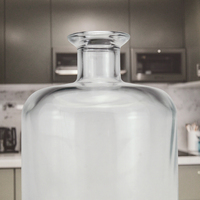 Bouteilles en verre pour spiritueux, liqueur, vodka, gin, whisky, tequila, personnalisées en gros, 500 ml/700 ml/750 ml, avec bouchon en liège et surface givrée