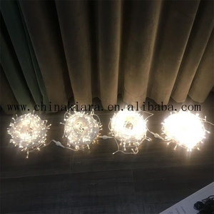 Venta superior Iluminación de vacaciones 100 200 400 500 <span class=keywords><strong>LED</strong></span> 10 M 30 m 105 FT <span class=keywords><strong>300</strong></span> <span class=keywords><strong>LED</strong></span> de extremo a extremo Luz de cadena de hadas de alambre blanco verde - Product Image 6