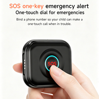 Mini Rastreador GPS 4G con Ubicación LBS y WIFI para Niños y Adultos Mayores, Llamada de Emergencia SOS, Localizador Antipérdida de 700 mAh