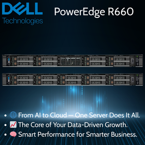 Serveur en rack Dell PowerEdge R660 1U avec processeur Xeon, 16 Go de mémoire DDR5, SSD d'entreprise, haute performance pour centre de données - Product Image 4