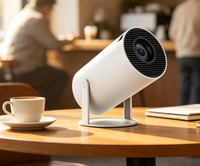 Projecteur intelligent HY300Pro Android 12, 720P Full HD, 150 lumens, Allwinner H713, double WiFi 2.4G+5G, WiFi6, BT, mini projecteur portable pour cinéma maison