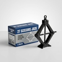 Cric à ciseaux en acier portable 2T Outils de levage de voiture pour automobiles