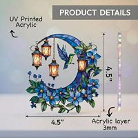 Décoration de voiture en acrylique pour femme en pot, idéale pour la maison et le jardin, adaptée à diverses occasions