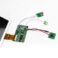 Module d'affichage vidéo LCD portable promotionnel avec écran IPS de 7 pouces dans un livret marketing