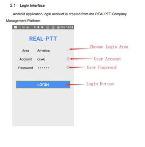 Licence RealPTT pour talkie-walkie GSM WCDMA LTE, compte Real PTT pour radios réseau 3G 4G POC ID, radios globales - Product Image 3