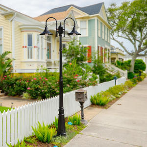 เสาไฟ LED พลังงานแสงอาทิตย์ติดถนนในสวนสำหรับลานสวนวิลล่าเสาไฟ LED กลางแจ้ง3ม. 6ม. 8ม. 10ม. 12ม. - Product Image 1