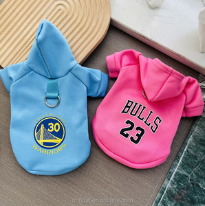 Vêtements pour chien d'automne et d'hiver, sweat-shirt à capuche, pull <span class=keywords><strong>NBA</strong></span> avec numéro de basket-ball, vêtements pour chien, sweat-shirt à capuche, vêtements pour chats et chiots de petite et moyenne taille - Product Image 4