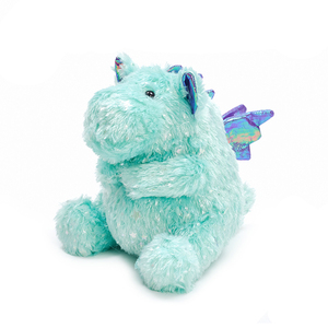 Jouet en peluche dragon volant avec logo personnalisé, paillettes brillantes et sequins - Product Image 4