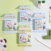 Vente en gros d'usine de carnets mini panda coffret cadeau souvenir animal mignon journal de voyage avec serrure pour fille