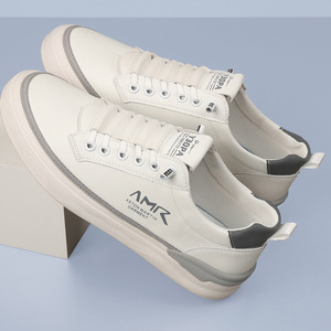 Zapatillas Deportivas Amr de Lona con Suela de Goma Blanca, Zapatos de Moda Casual para Hombre - Product Image 4